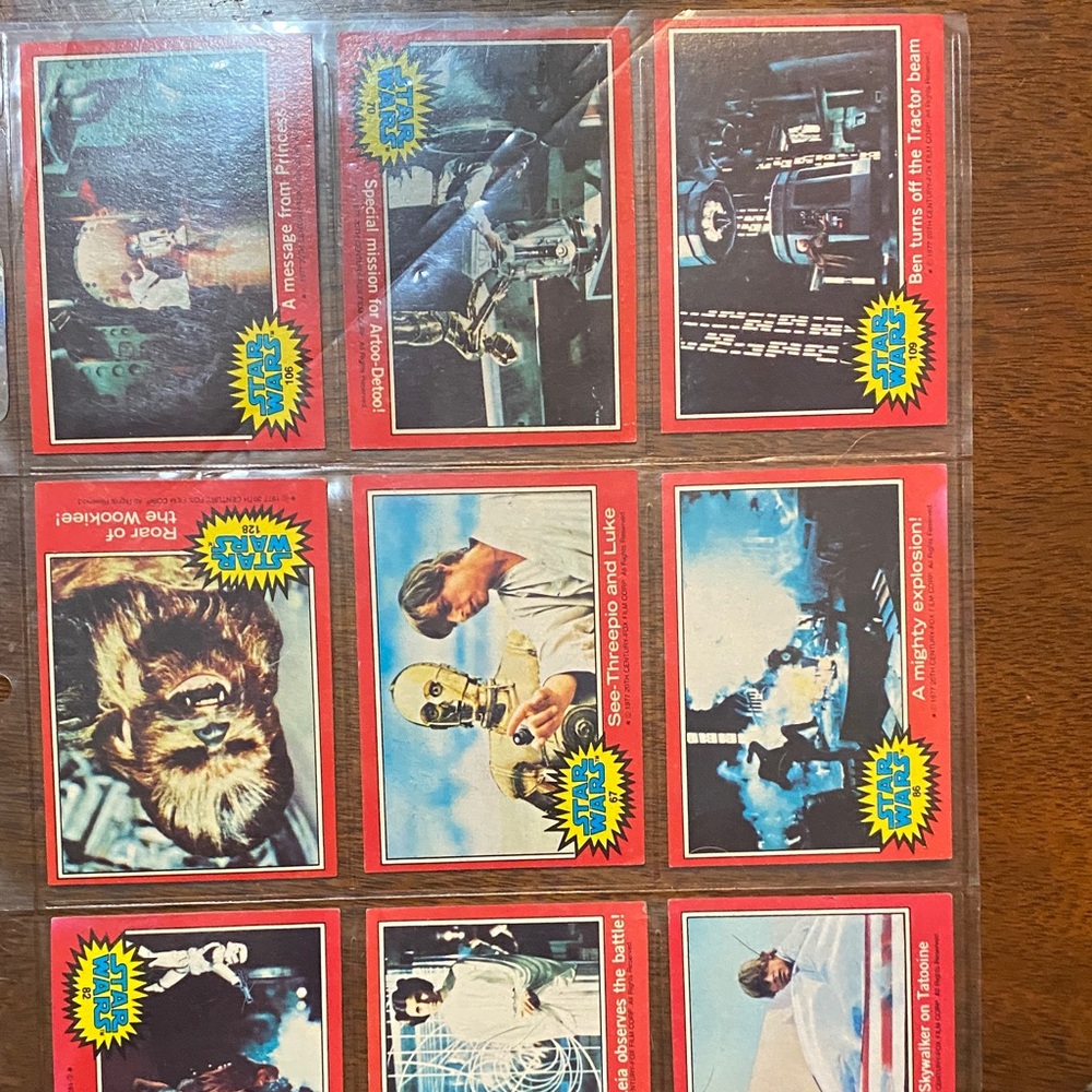 Vintage Star Wars Trading Cards